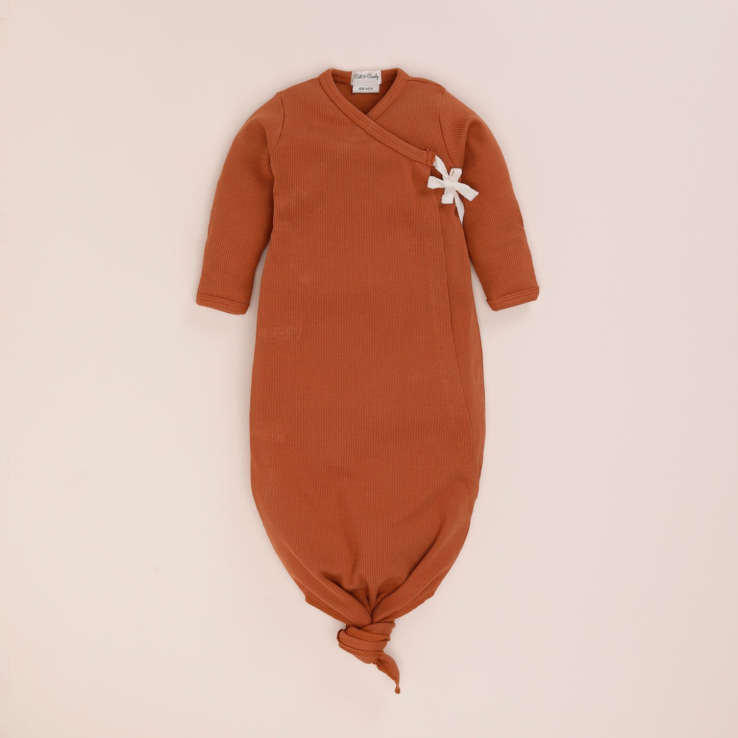 Ginger Organic Kimono Gown With Beanie