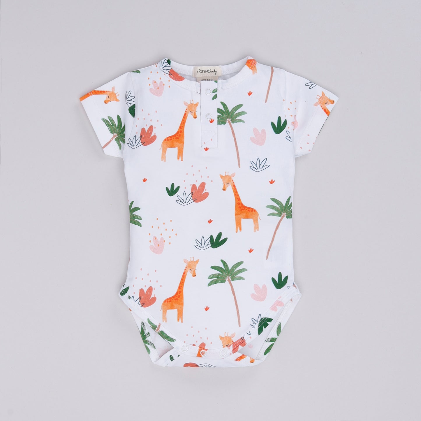 Dora the Giraffe Collection Organic Short sleeve Bodysuit