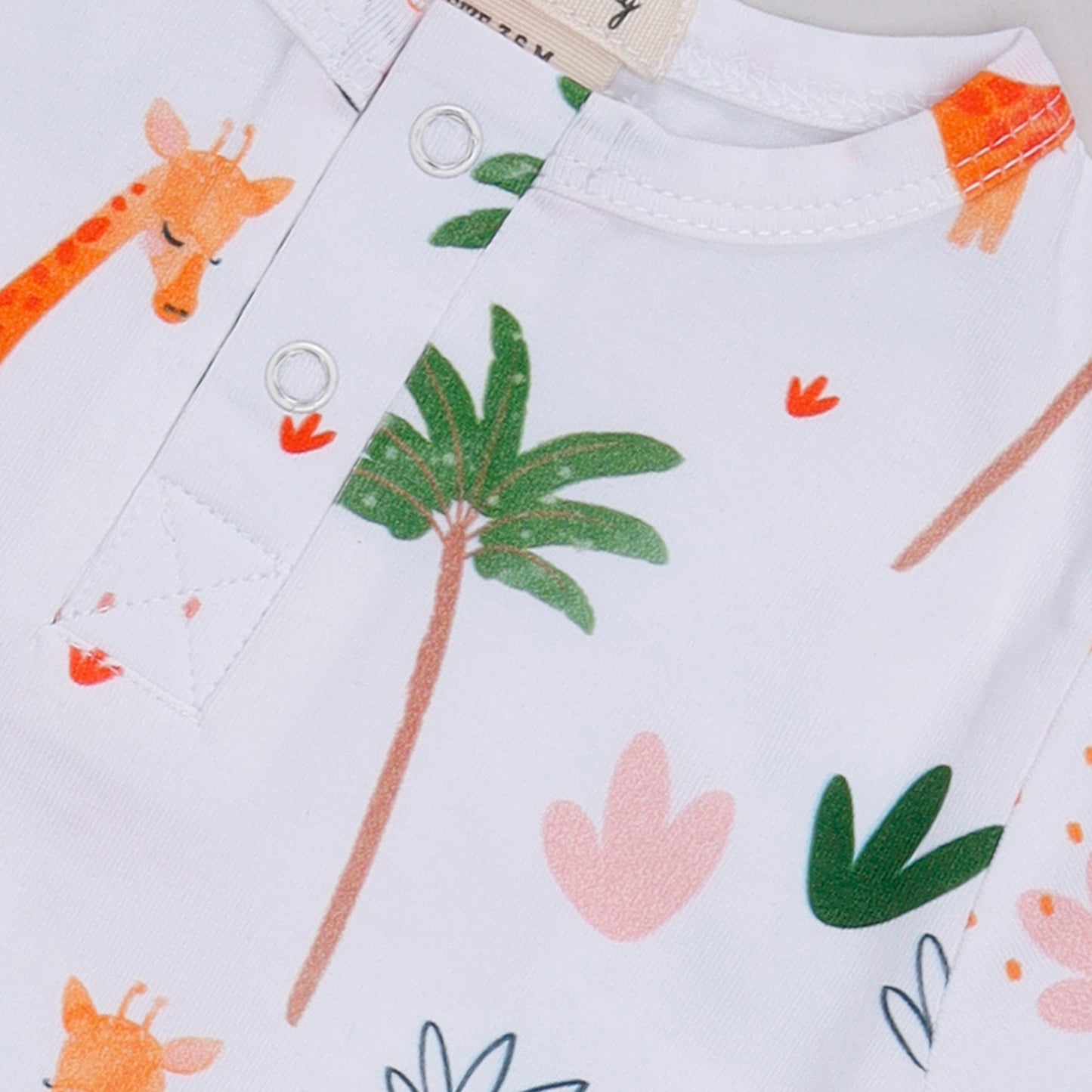 Dora the Giraffe Collection Organic Short sleeve Bodysuit