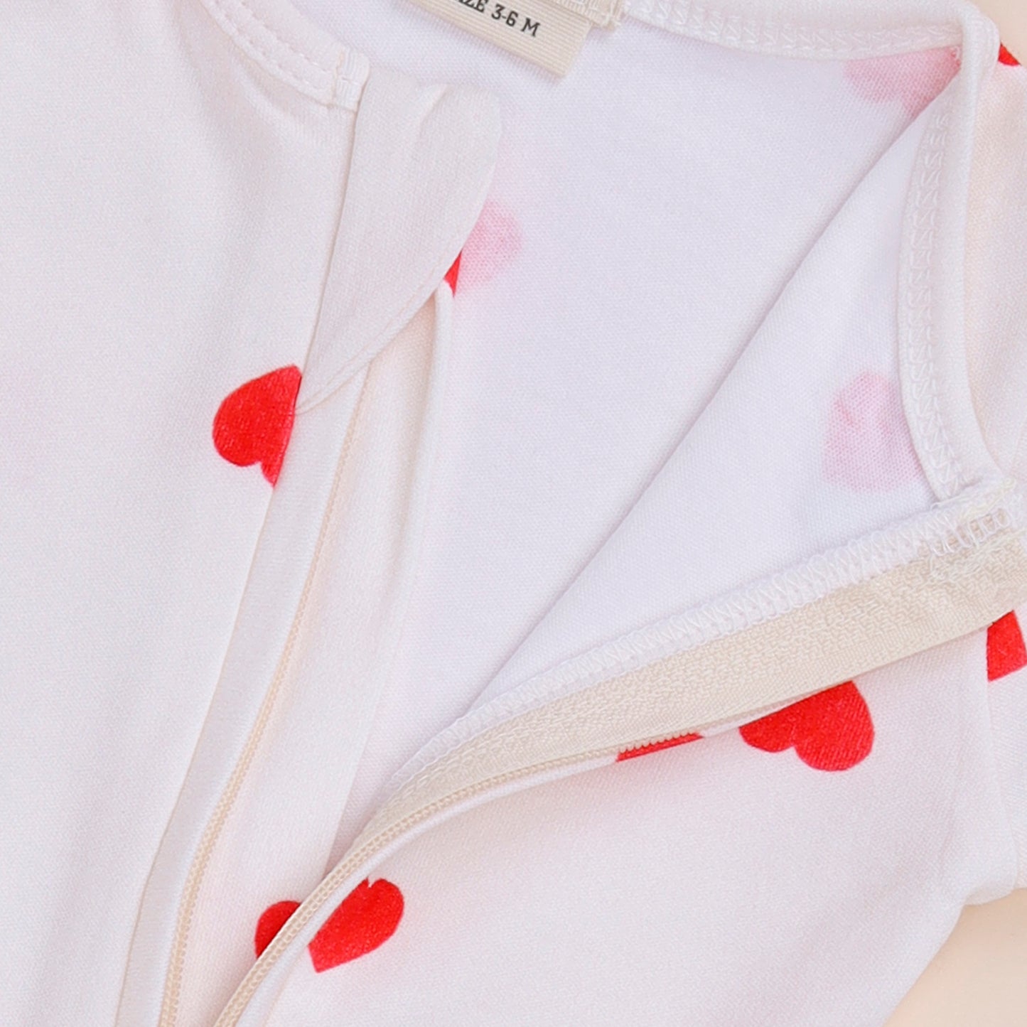 Tiny Love collection Organic cotton long sleeve Zipsuit for newborn baby