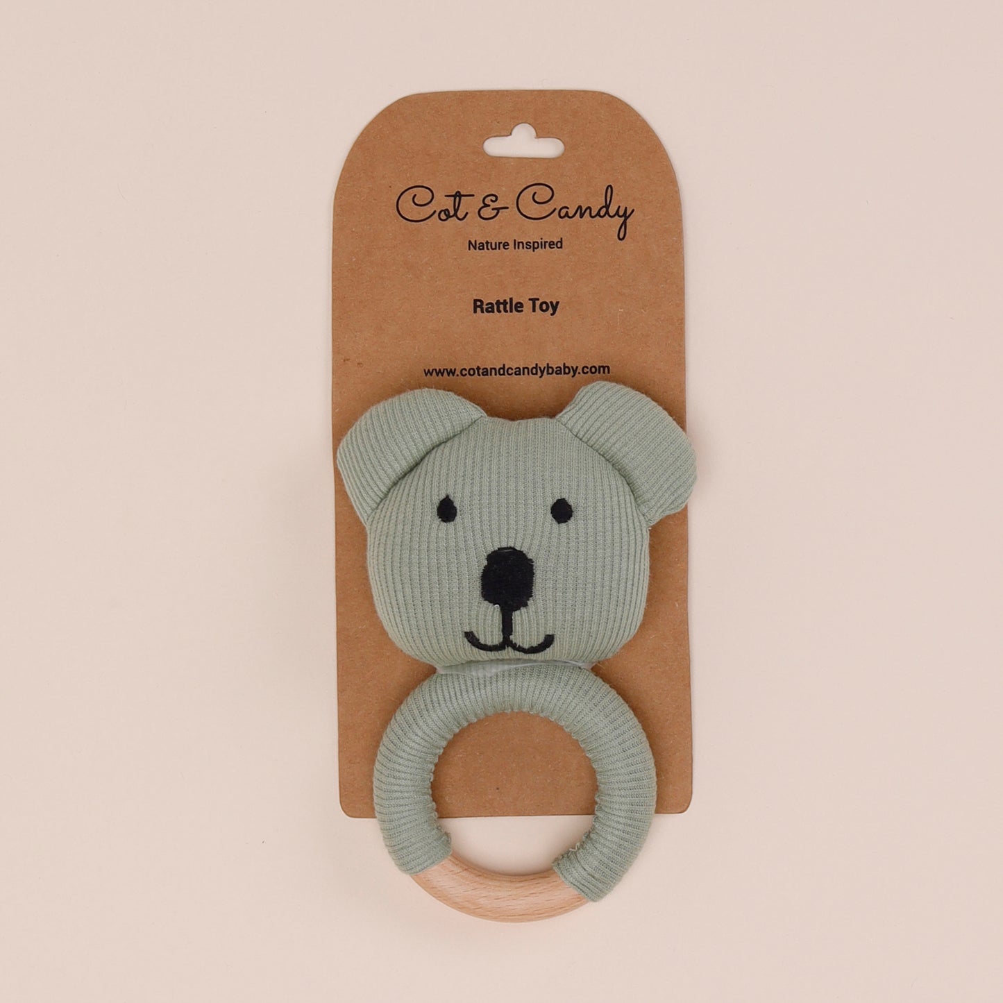 Sage Organic Baby Rattle Toy