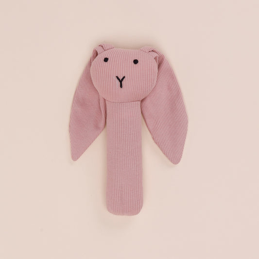 Blush Pink Organic Baby Squeaky Toy