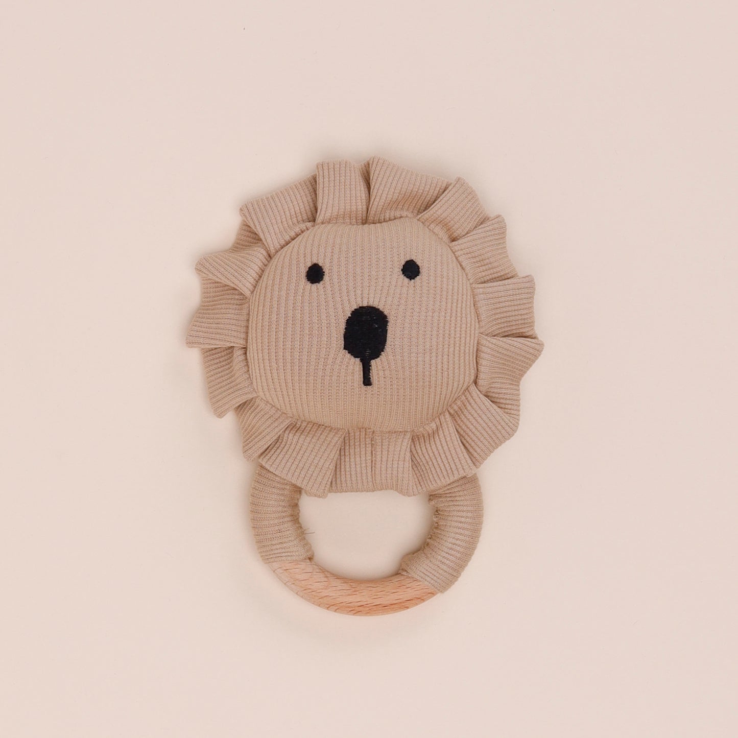 Latte Organic Baby Rattle Toy