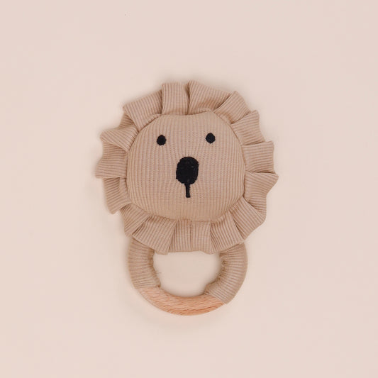 Latte Organic Baby Rattle Toy