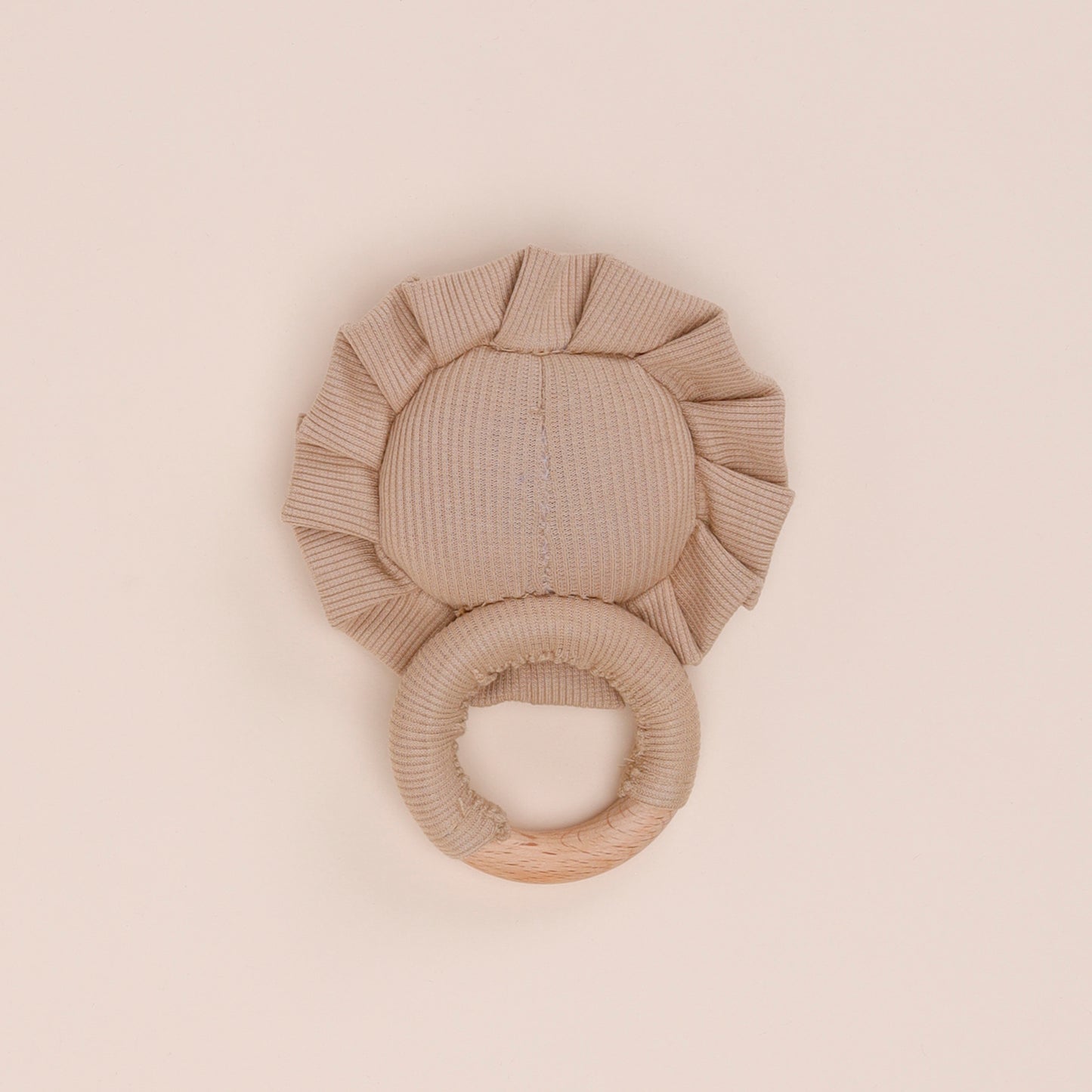Latte Organic Baby Rattle Toy