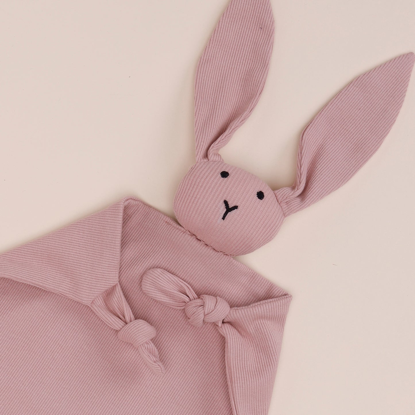 Blush Pink Organic Baby Security Toy