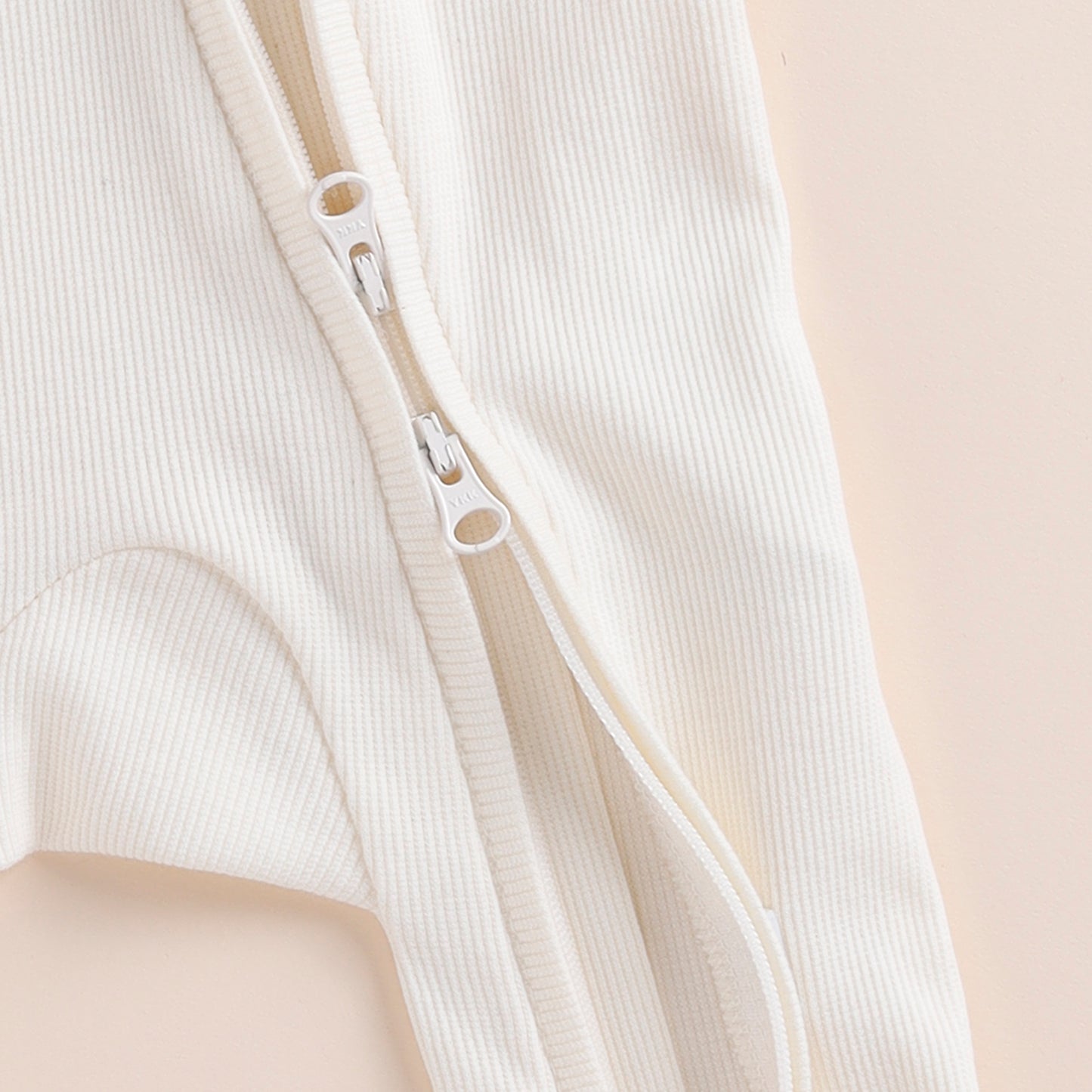 Navy + Milk Organic Zipsuit