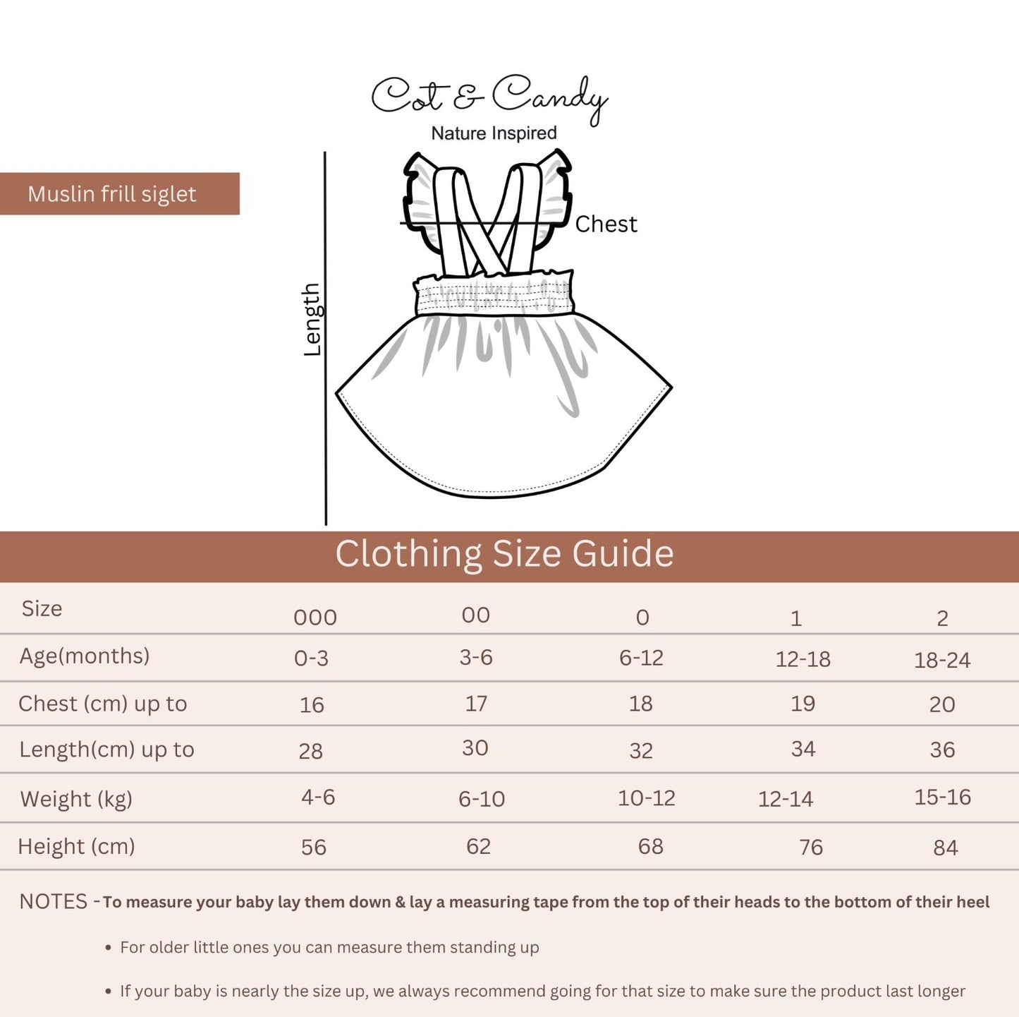 Oatmeal + Latte Organic Muslin Sleeveless Frill Top With Bloomer Set