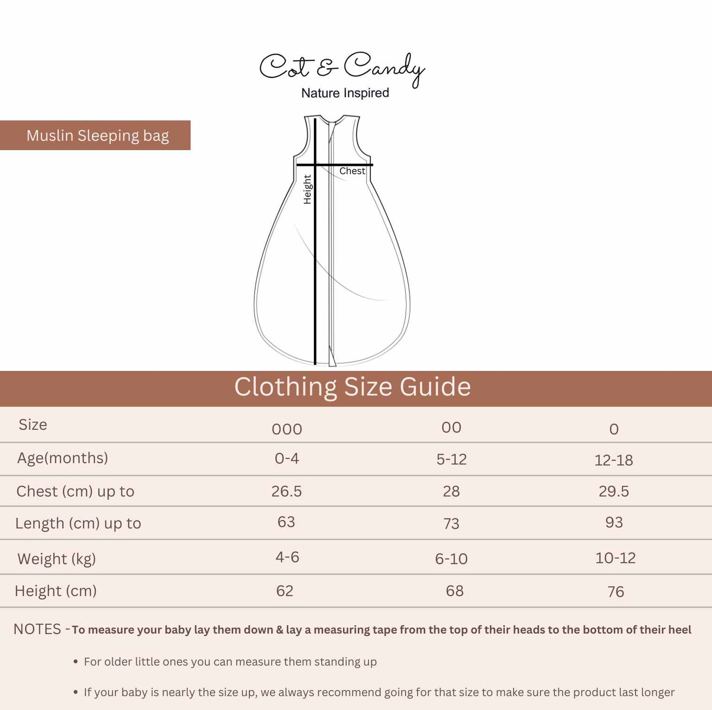 Buy Flora Organic Muslin Sleeping Bag for newborn baby boys and girls