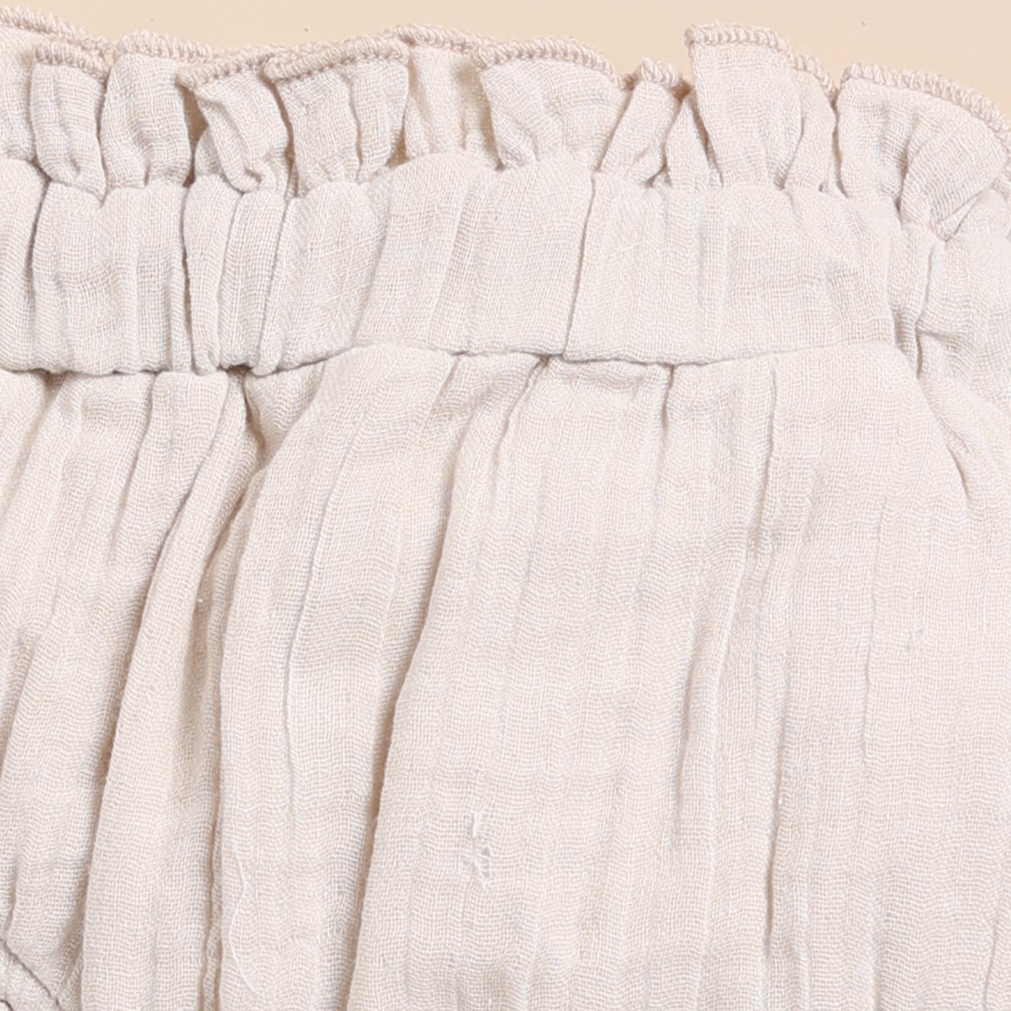 oatmeal Organic Muslin High Waist Bloomer for 0-18 months baby