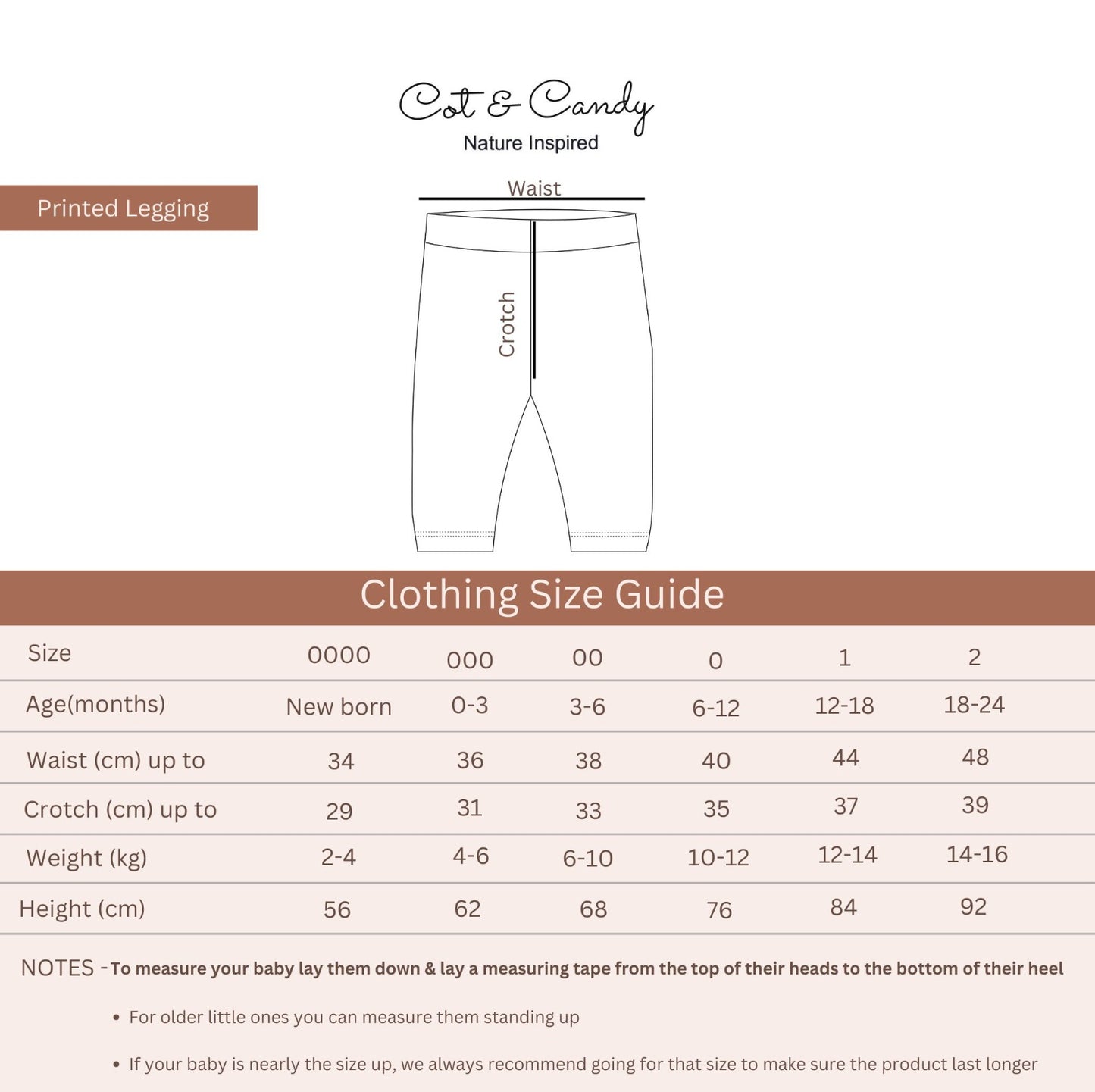Almond Peach Organic Long Sleeve Bodysuit With Drawstring Leggings