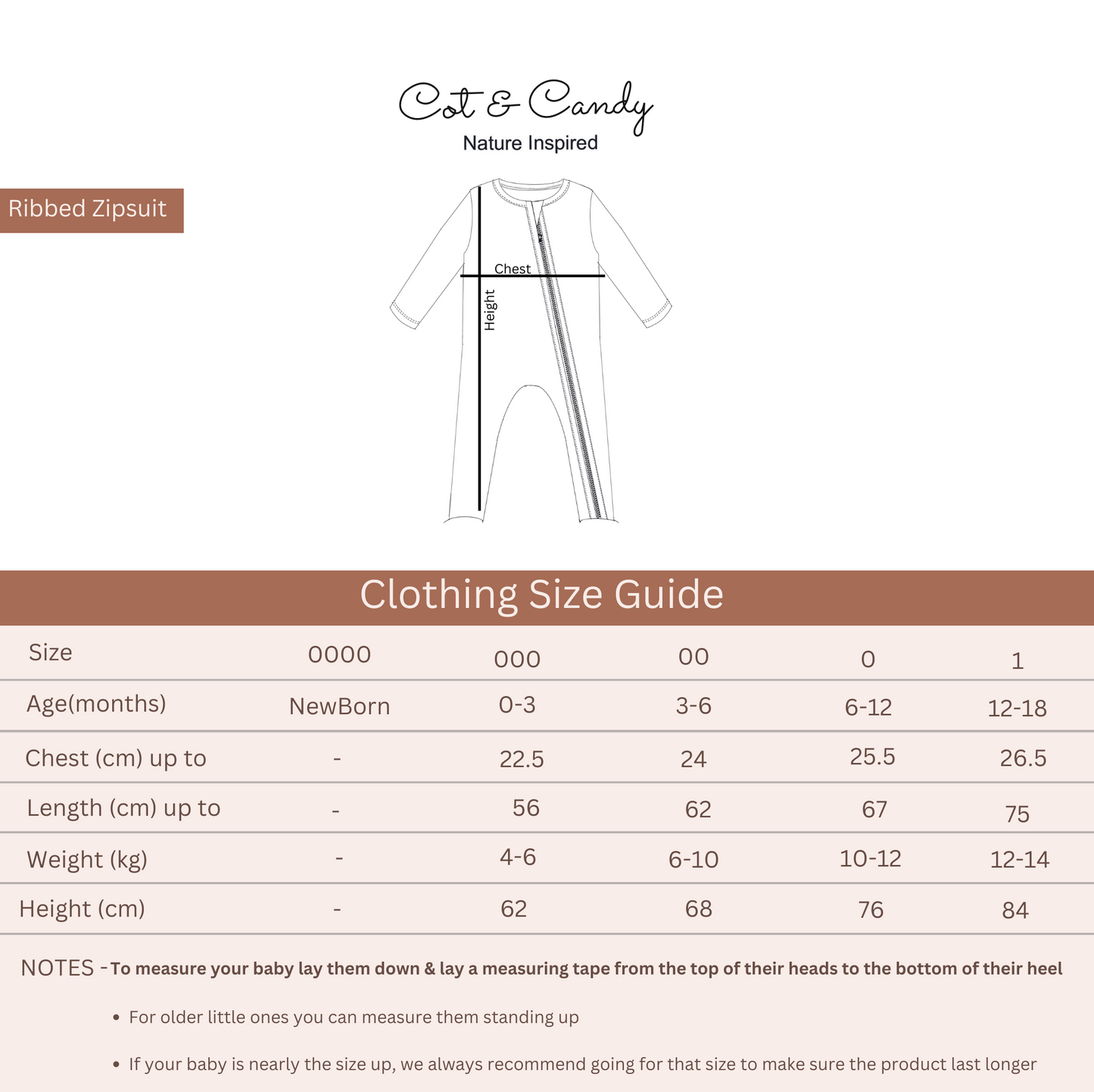 Oatmeal + Ginger Organic Zipsuit