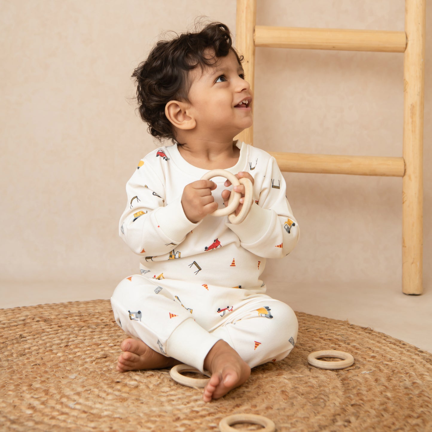 Order Construction Organic Fleece Sweatshirt & Jogger Set