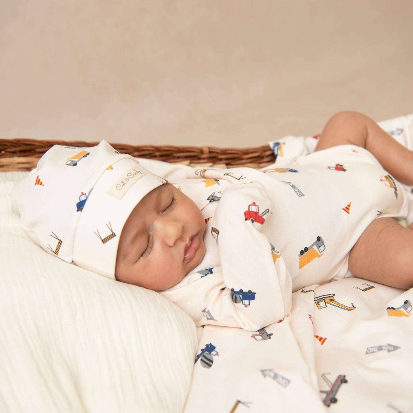 Get Constellation Bear Organic Beanie for your 0-6 months baby - CotandCandyBaby