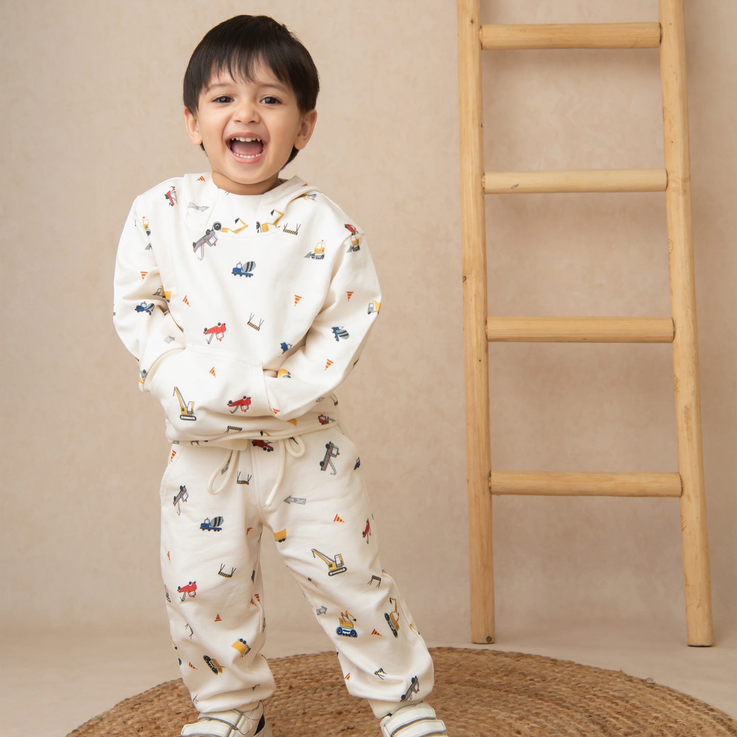 Organic Fleece Hoodie & Jogger Set