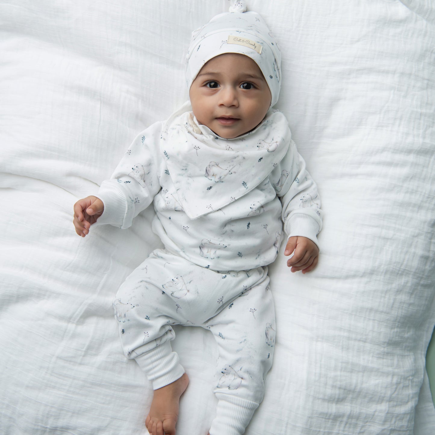 Buy Constellation Bear Organic Fleece Over Size Relaxed Jogger online for your 3-4 years baby - CotandCandyBaby