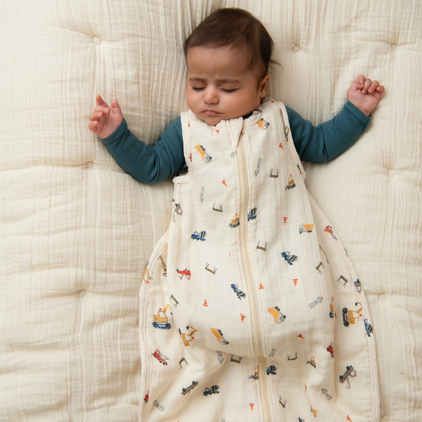 Construction Organic Baby Muslin Sleeping Bag