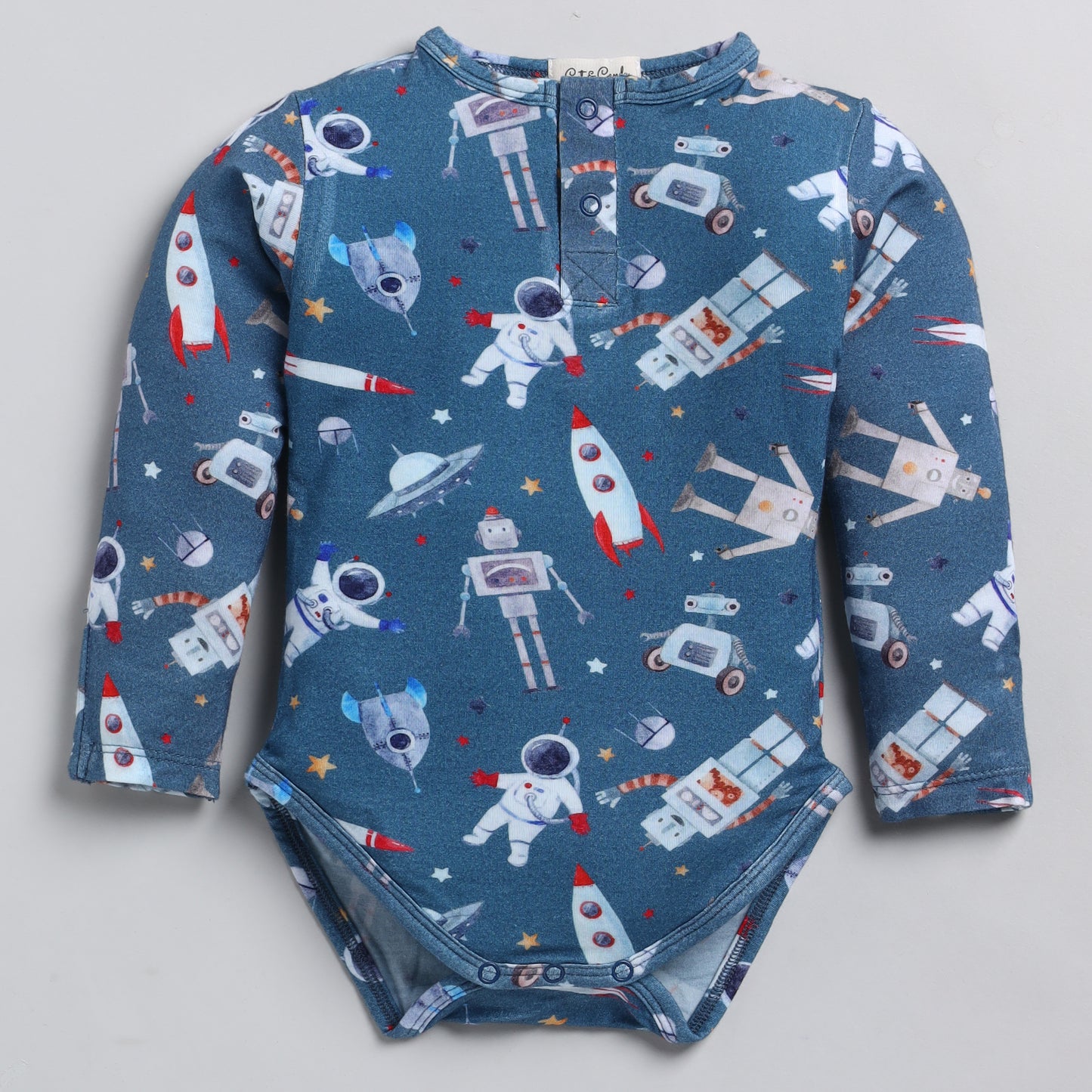 Space Explorer Collection Organic Long Sleeve Bodysuit