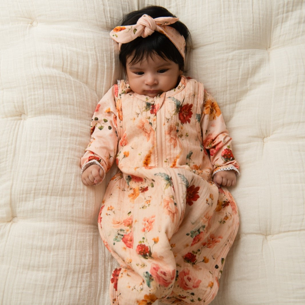 Buy Flora Organic Muslin Sleeping Bag for 0-18 months baby