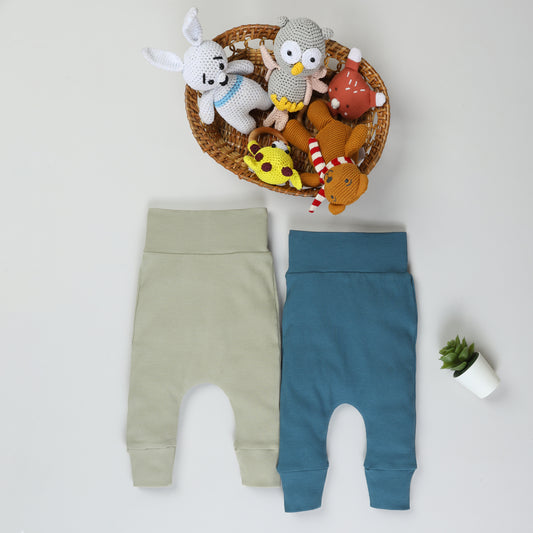 Pack of 2 Solid Drawstring Pants