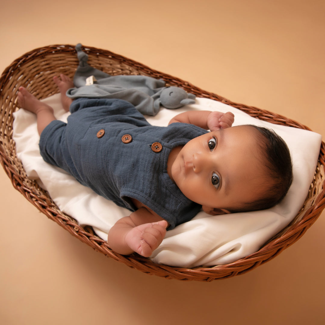 Muslin Half Romper - Pack Of 2