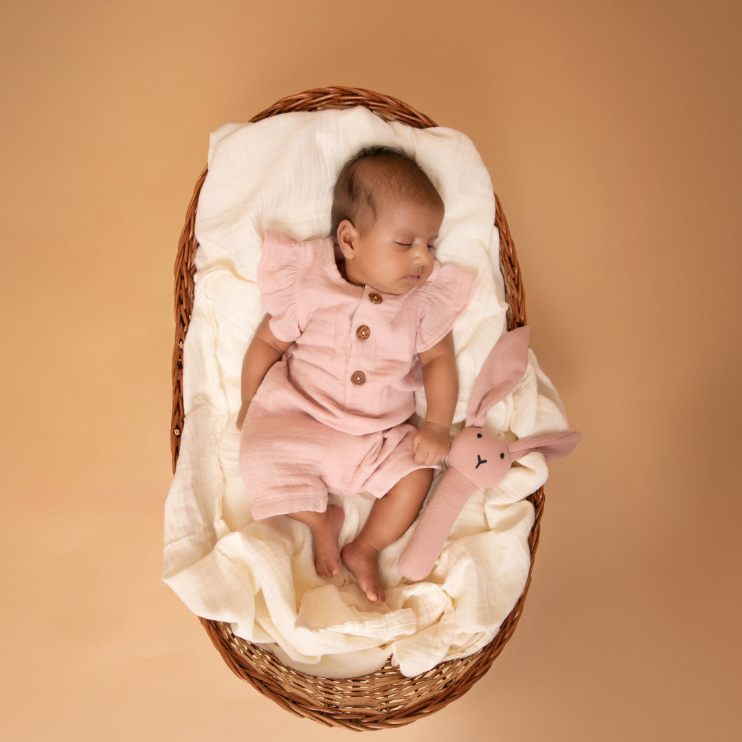 Muslin Half Romper - Pack Of 2