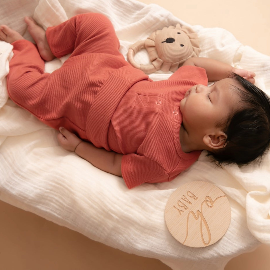 Berry Organic Short Sleeve Bodysuit