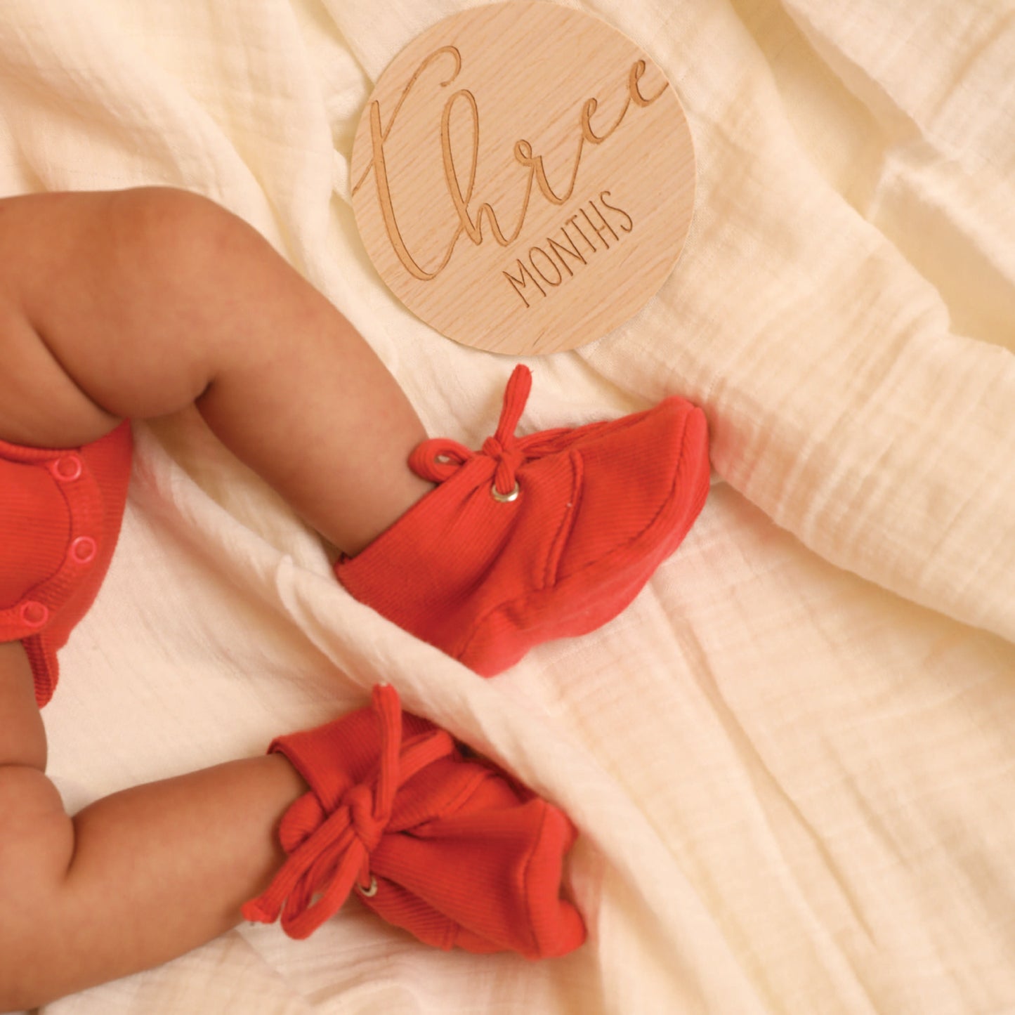 Berry Organic booties for baby
