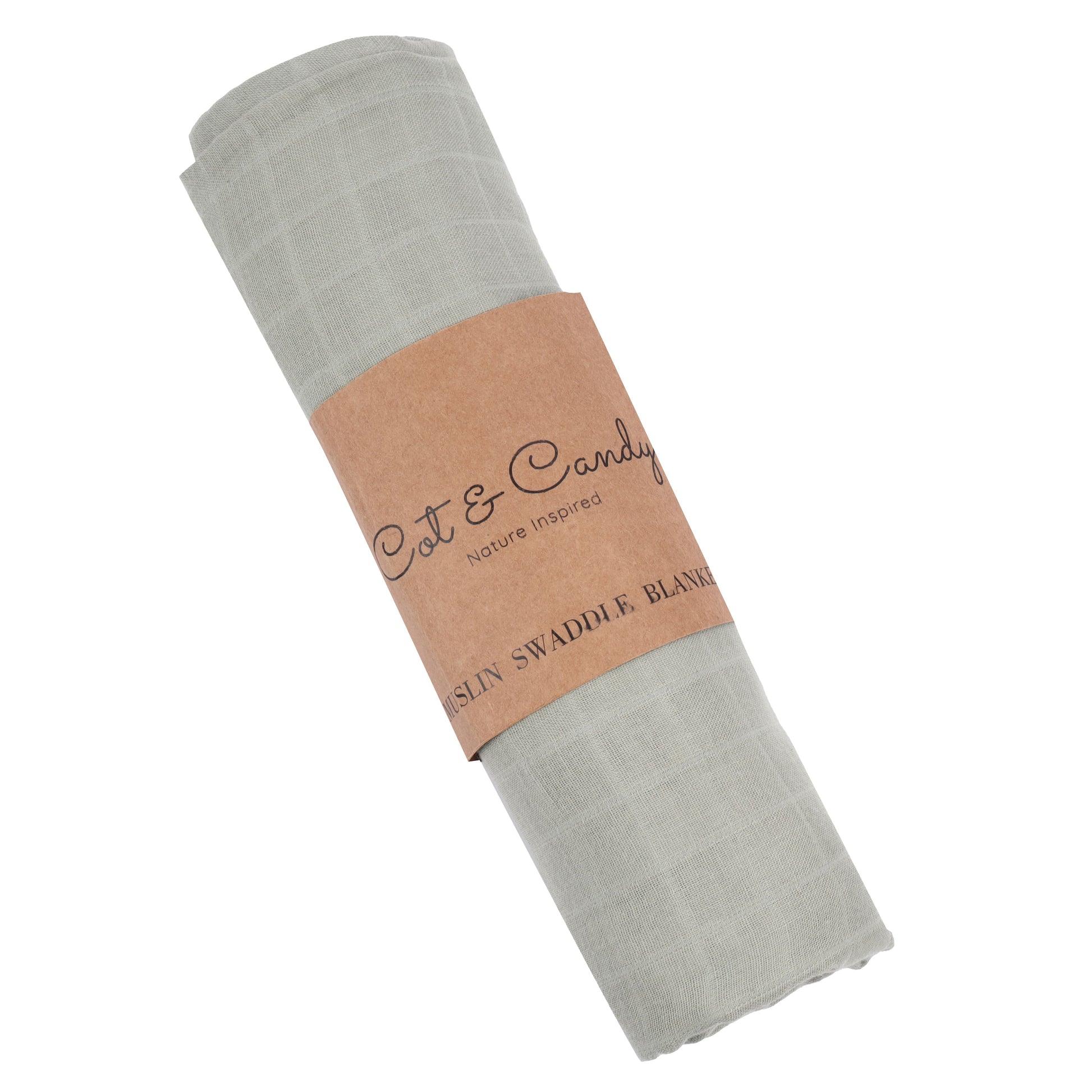 Sage Organic Cotton Muslin Swaddle Wrap for infants baby