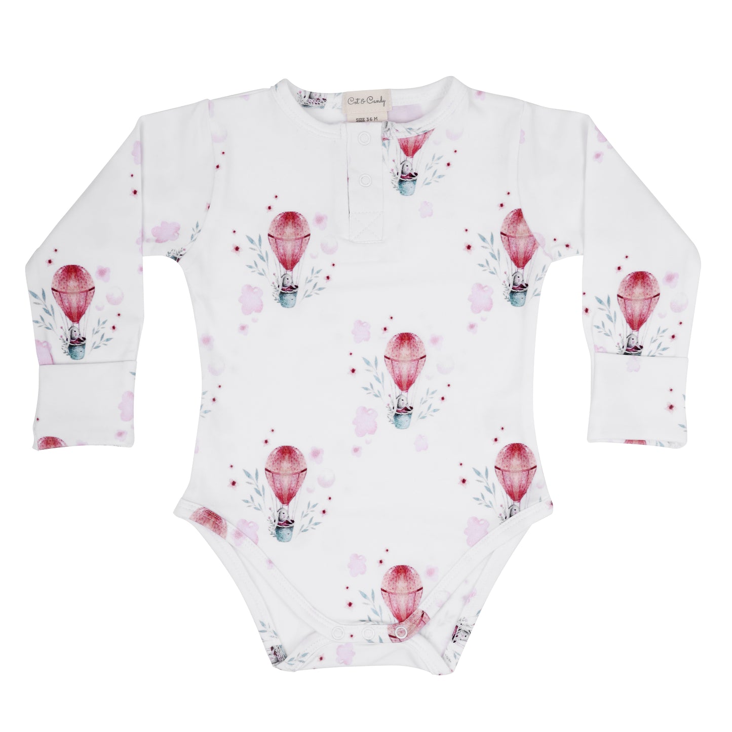 Bunny Expedition Organic Long Sleeve Bodysuit