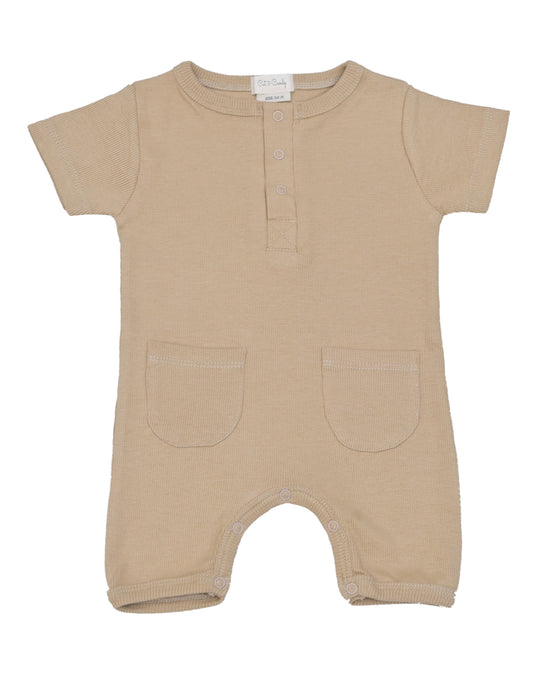 Latte Organic Romper