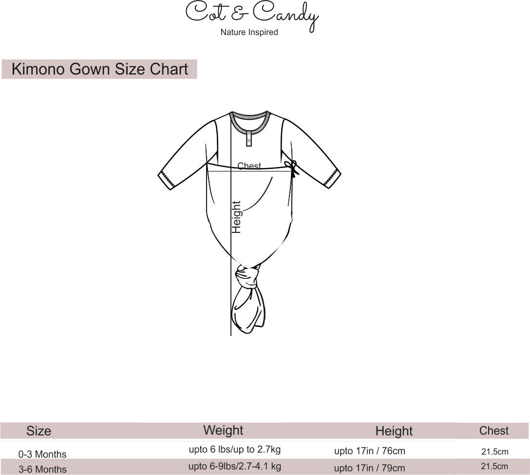 Woodland Collection Organic Knotted Gown