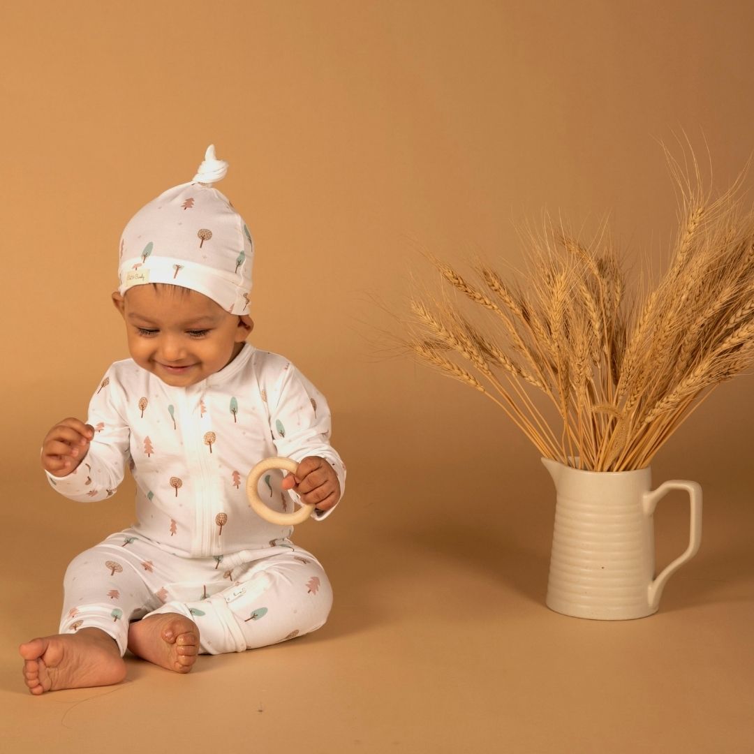 Woodland Collection Organics cotton full sleeve Zipsuit