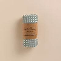 Load image into Gallery viewer, Mineral Gingham Organic Swaddle Wrap
