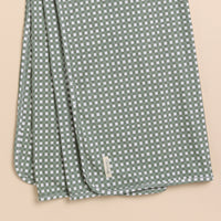 Load image into Gallery viewer, Mineral Gingham Organic Swaddle Wrap
