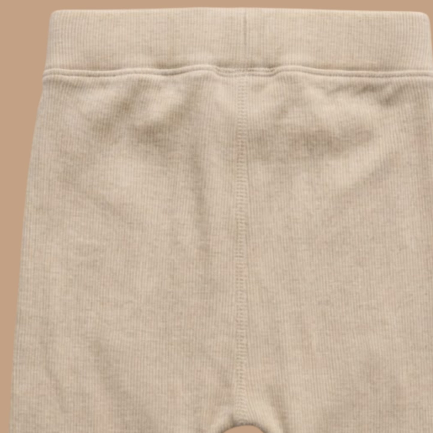 Almond Peach Organic Drawstring Leggings