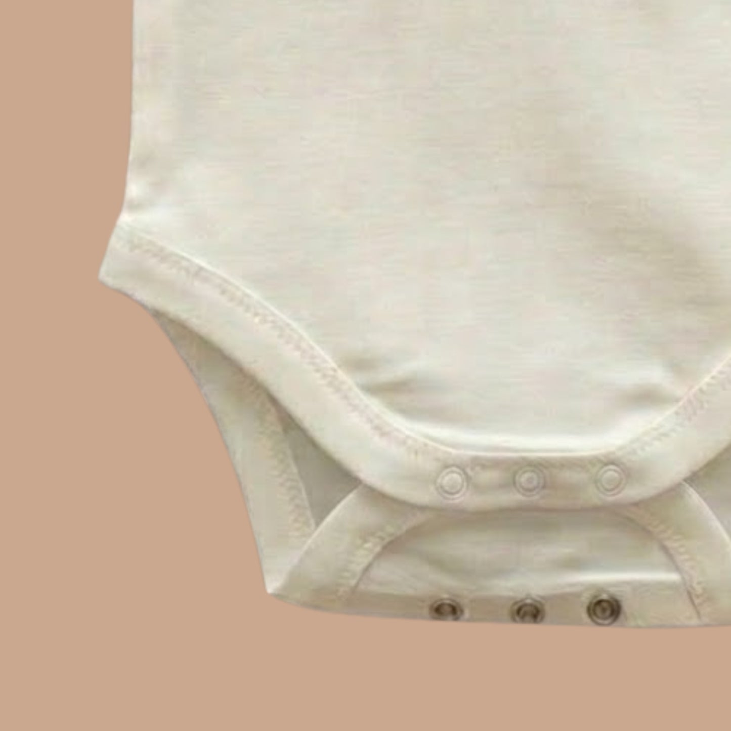 Off White Organic Sleeveles Envelope Bodysuit Pack Of 3