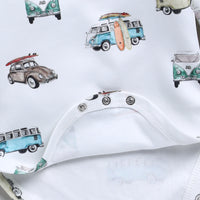 Load image into Gallery viewer, Vintage Cars Organic Bodysuit
