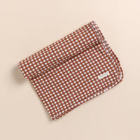 Load image into Gallery viewer, Ginger Gingham Organic Swaddle Wrap
