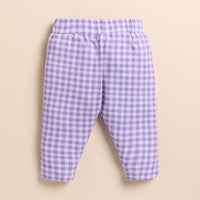 Load image into Gallery viewer, Orchid Gingham Organic Leggings
