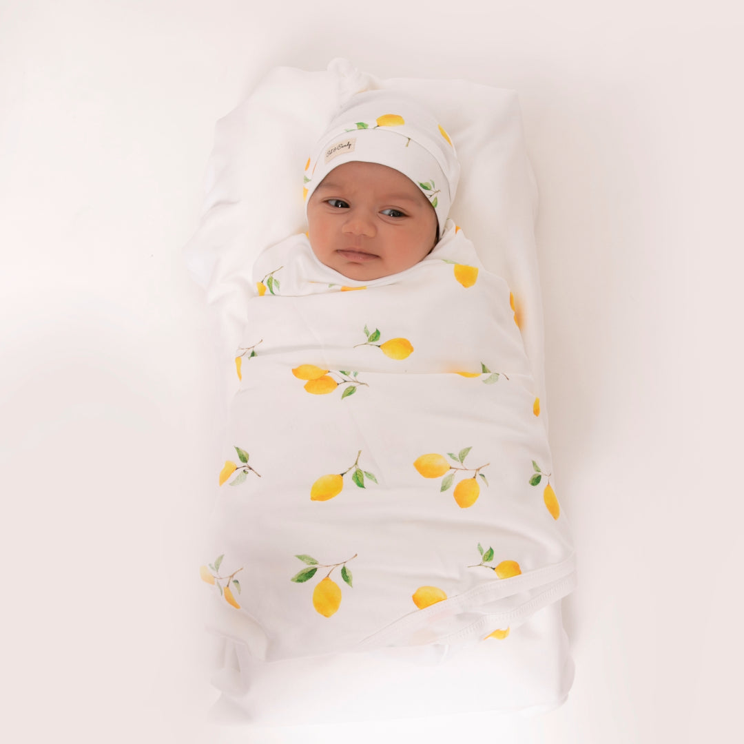 Lemon Love Collection Organic Swaddle Wrap