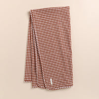 Load image into Gallery viewer, Ginger Gingham Organic Swaddle Wrap
