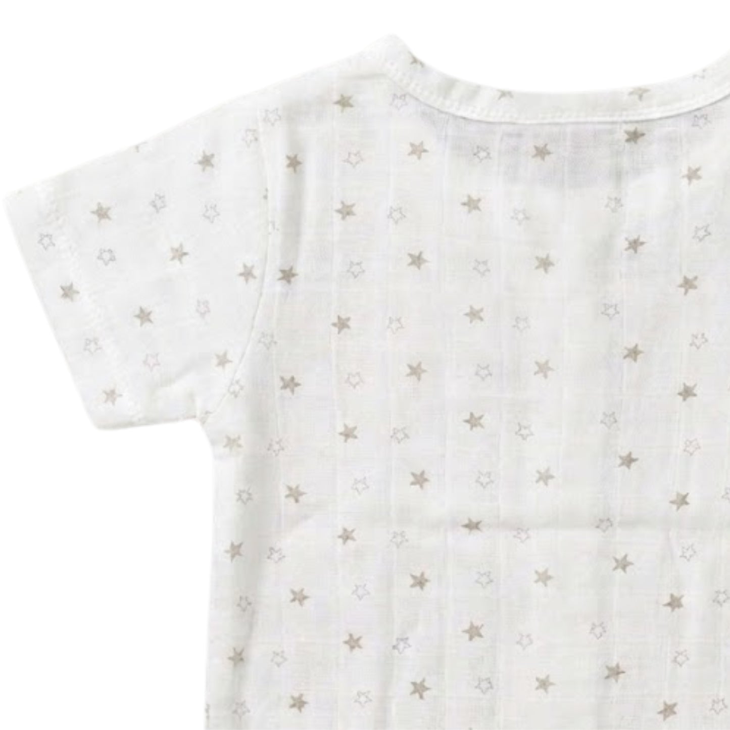 Grey Star Print Organic Muslin Jabla Top