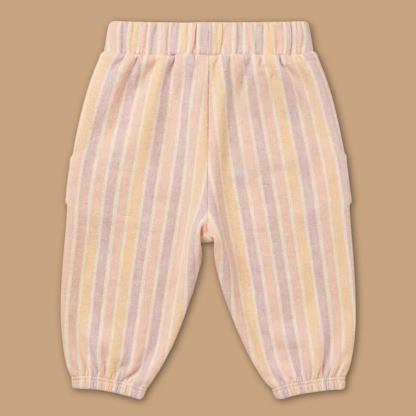 Fruity Fun Print Organic Short Sleeve Henley T-Shirt With Jogger Set