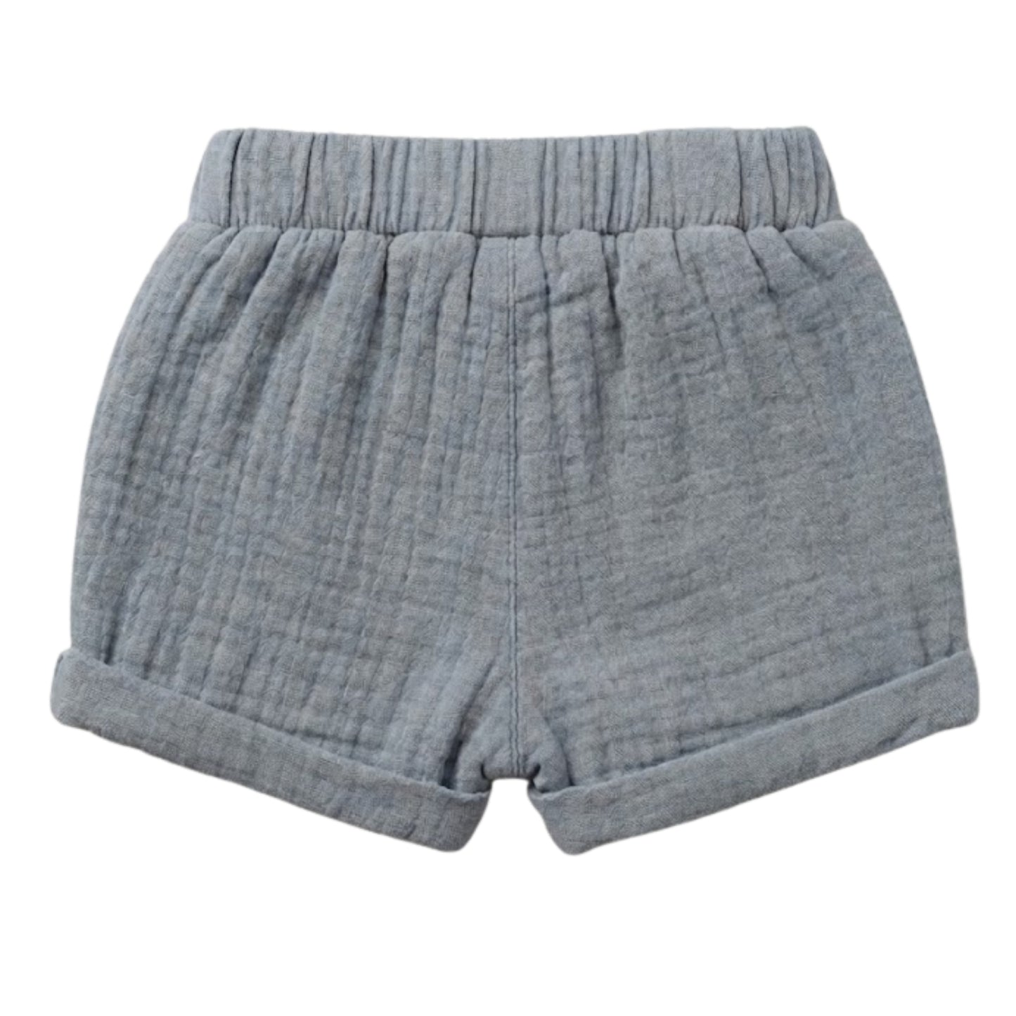 Aqua Organic Muslin Turn-up Shorts
