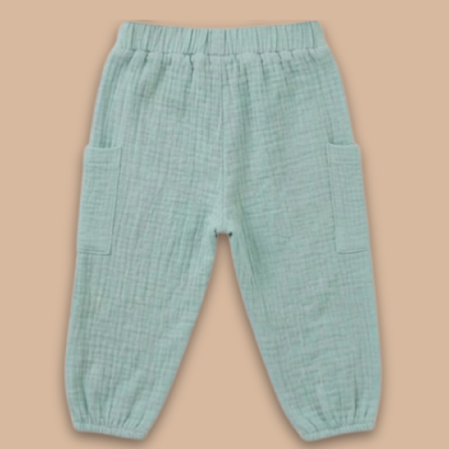 Teal Organic Muslin Lounge Pants