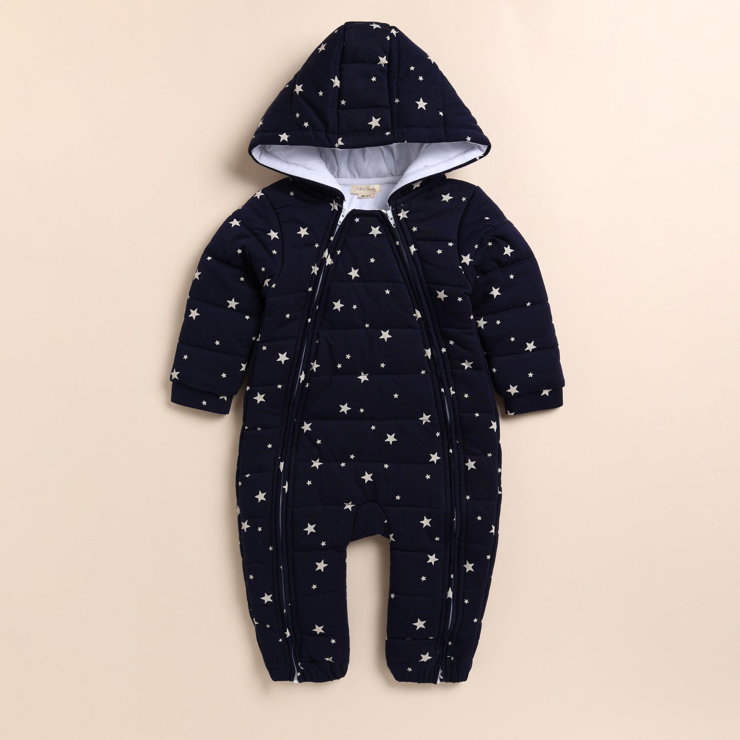 Buy Navy Star Baby Quilted Sleep Suit Online