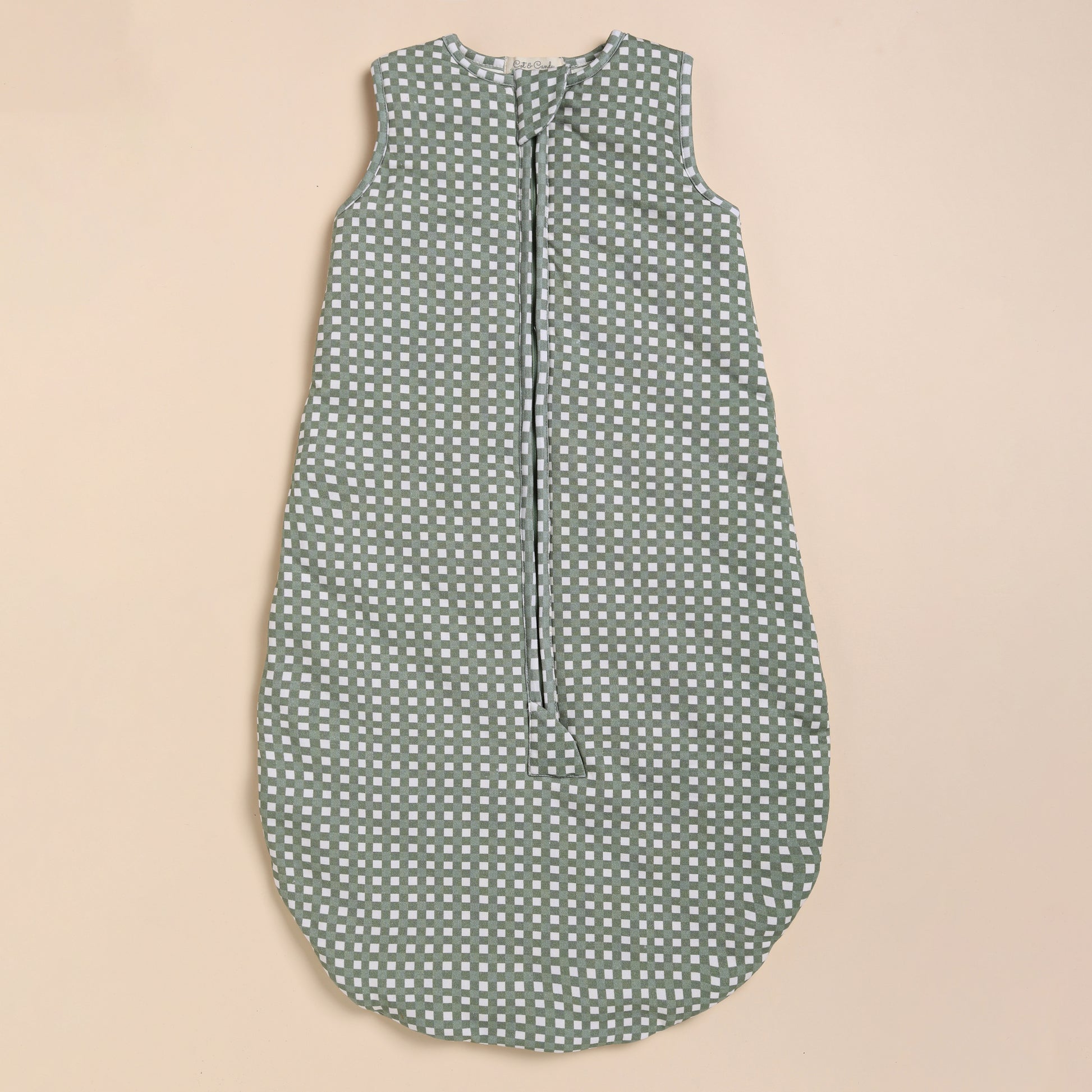 Buy Mineral Gingham Organic Jersey Winter Baby Boys and Girls Sleeping Bag Online