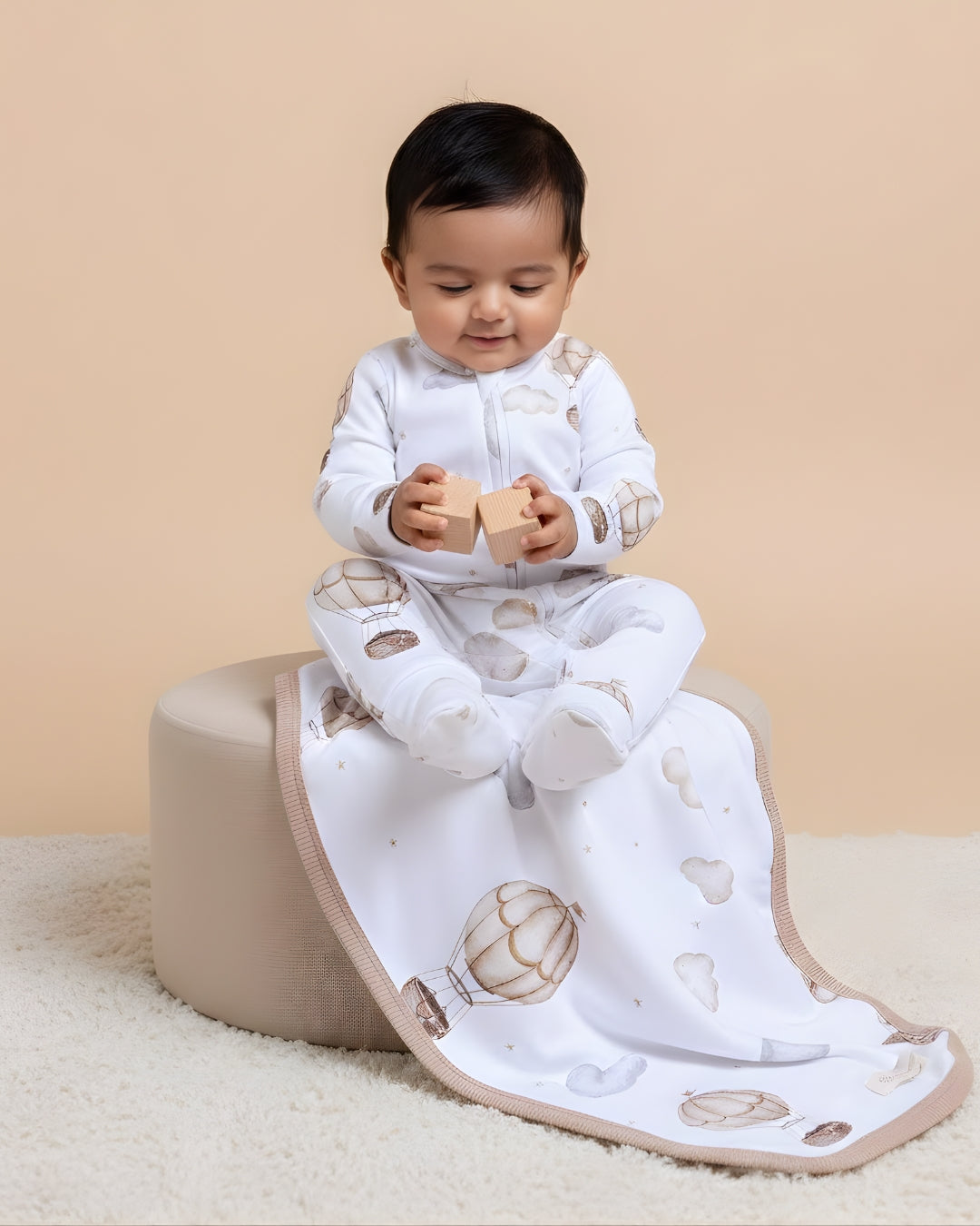 Balloon Pop Organic Blanket