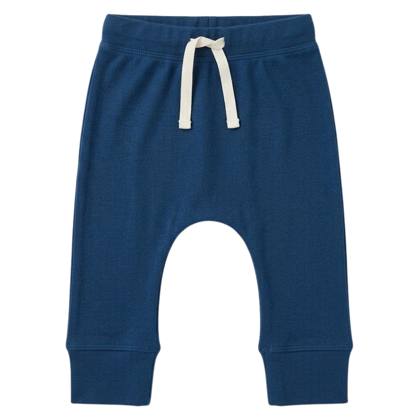 Navy Organic Drawstring Pant